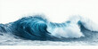 © GaMe - Dynamic ocean wave crashing, isolated on a white background