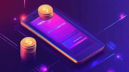 Poster - Seamless peer-to-peer online money transfer with a real-time digital payment confirmation screen.