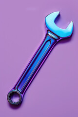 Poster - Modern ad design showcasing a sleek wrench against a minimalist backdrop, perfect for commercial branding and promotion.