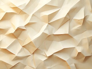 Aufkleber - Textured Beige Background with Crinkled Paper Effect for Design