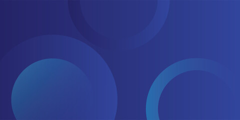 Poster - abstract blue gradient geometric shapes background. vector illustration