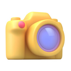 Leinwandbilder - Stylish and modern 3D icon featuring a compact minimalist design with a well defined and subtle flash detail