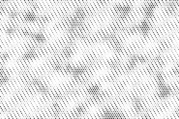 Poster - Halftone background vector, abstract backdrop design with two tone pattern and copy space for edit your content. Vector illustration