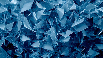 Abstract Geometric Pattern Of Interlocking Triangles