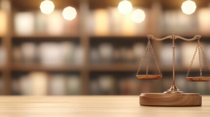 Poster - law courtroom scene representing corporate legal proceedings.