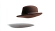 © Hungarian - A brown hat is suspended in the air above a shadow