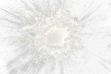 Poster - White explosion on Transparent background.