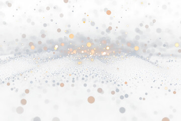 Aufkleber - Abstract glittering wave particles.
