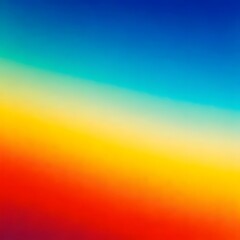 Poster - Vibrant Abstract Gradient Background with Warm and Cool Color Transitions