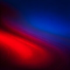 Poster - Abstract colorful red and blue background with glowing waves and motion blur