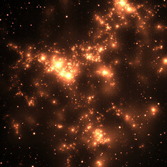 Wall Mural - abstract background with stars