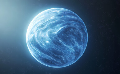 Wall Mural - abstract celestial sphere in deep space