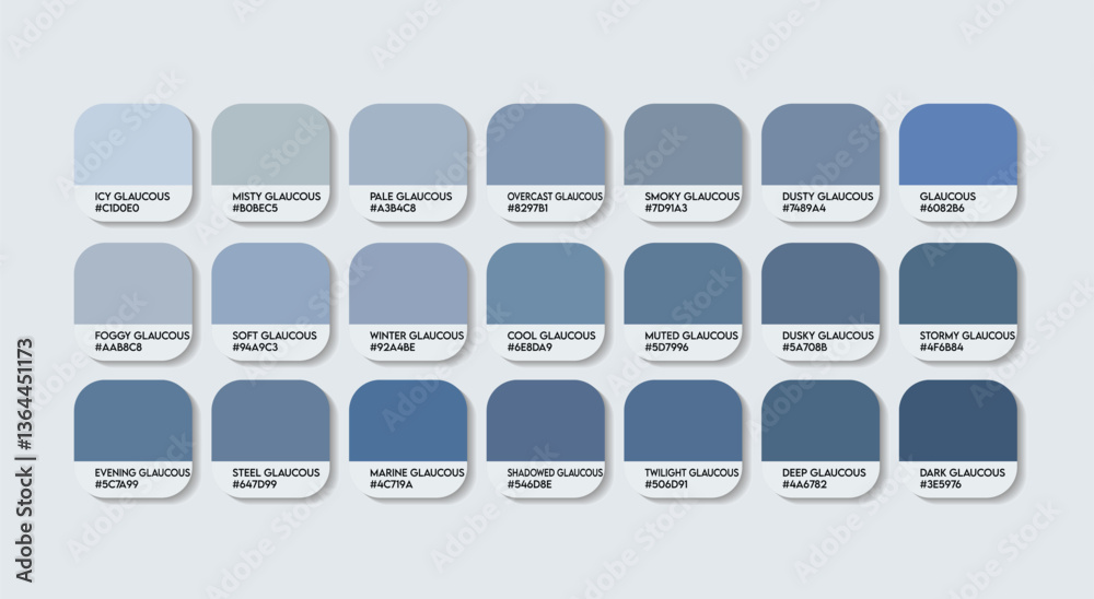 Glaucous Color Guide Palette With Color Names Catalog Samples Glaucous glaucous-color-guide-palette-with-color-names-catalog-samples-glaucous
