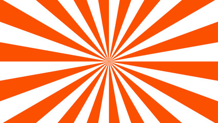Aufkleber - Abstract background with Classic vintage sun rays swirling pattern background. Vintage beam sunburst texture. Burst sunrise sunbeam element spiral striped sunray template. Orange and white twisted 