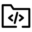 © kawalanstudio - folders dashed line icon