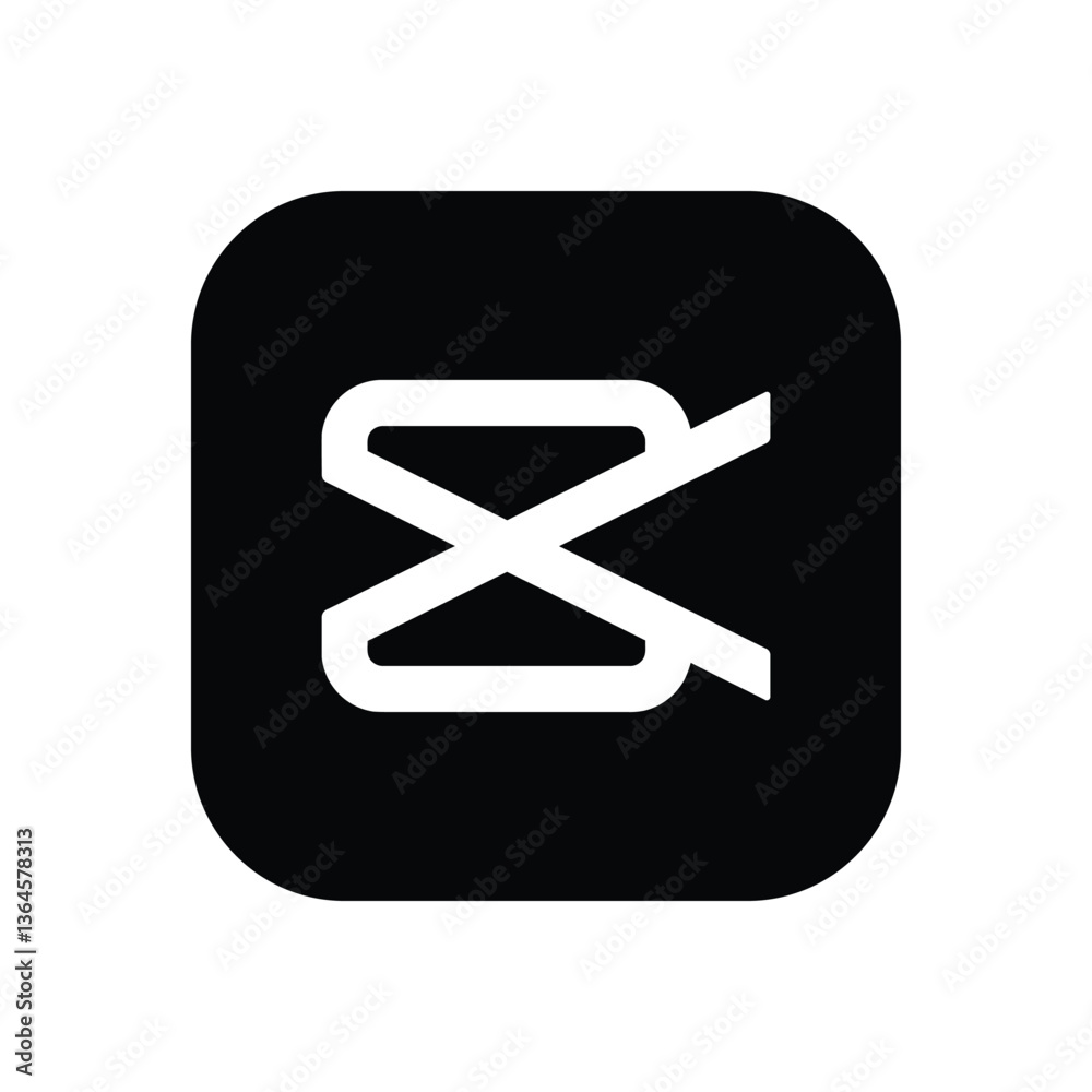 Capcut app icon png. capcut vector logo. popular video editing ...