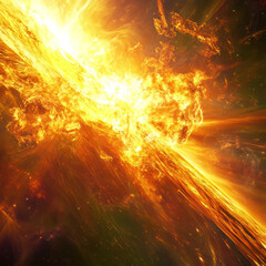 Wall Mural - fire and fire space
