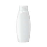 Blank shampoo bottle isolated on transparent background 