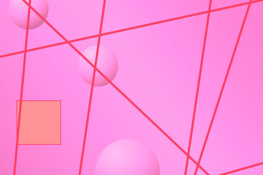 Geometric pattern with repeating geometric shapes and circles to create a creative background.