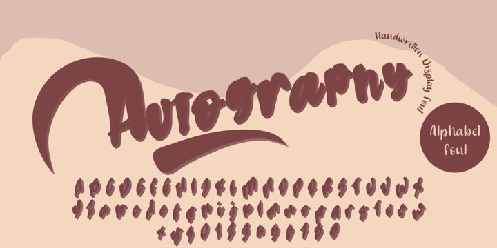 Autography Font A Stylish and Elegant Handwritten Script for Creative Designs and Branding