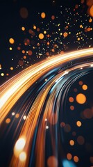 Poster - Dynamic Bullet in Mid Flight with Curved Motion Effect