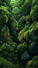 Poster - Lush Greenery with Rich Natural Textures and Vibrant Details