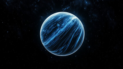 Wall Mural - moon and earth, blue planet