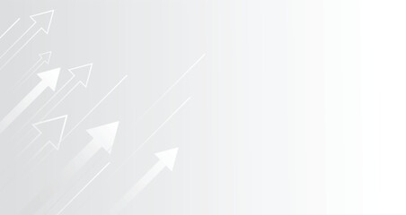 Poster - Modern abstract business white background with arrows design
