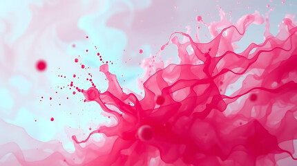 Wall Mural - energetic paint splash abstract art in 8k
