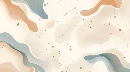 Poster - Abstract marble texture, soft pastel colors blending seamlessly, perfect for backgrounds, elegant design projects.
