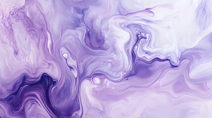 Poster - Abstract purple swirl pattern, soft flowing shapes and textures, perfect for backgrounds or artistic designs.