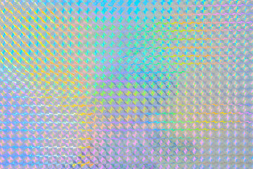 Canvas Print - holographic rainbow foil iridescent texture abstract hologram background