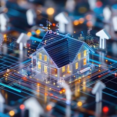 Poster - A digital house auction with holographic bidders