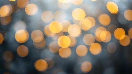 Wall Mural - golden bokeh lights abstract background