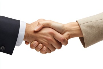 Aufkleber - A firm handshake symbolizes trust, agreement, and the successful completion of a business deal.