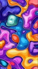Poster - Colorful abstract background featuring dynamic shapes and patterns creating a captivating scene