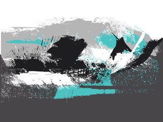 Poster - abstract art vector illustratotion, oil paint abstract art, Abstract art print.  Freehand oil painting. Oil on canvas. Brushstrokes of paint. modern Art. Prints, wallpapers, posters, murals prints