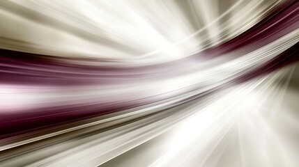 Aufkleber - Abstract light waves with gradient of white, brown and purple colors