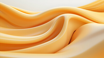 Poster - Bright Yellow Whirlpool Abstract Background Texture