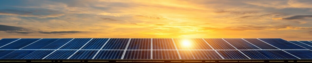 Wall Mural - a futuristic site where solar panels are integrated directly into the building framework,sustainable