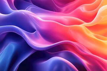 Poster - A dynamic swirl of colors blending together to create an eye-catching abstract design full of movement and life.