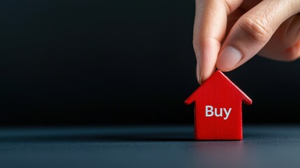 Poster - A person pressing a button labeled 