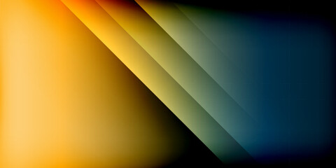 Aufkleber - Dynamic shadow lines geometric shapes