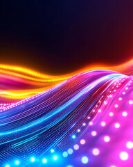Poster - abstract wave background