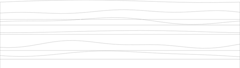 Poster - Minimalist abstract line art with wavy patterns and linear design.