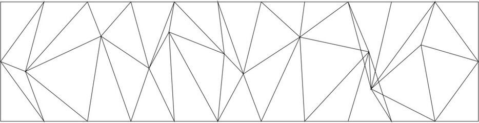Poster - Abstract geometric chaos design featuring interlocking triangles for artistic and creative projects.