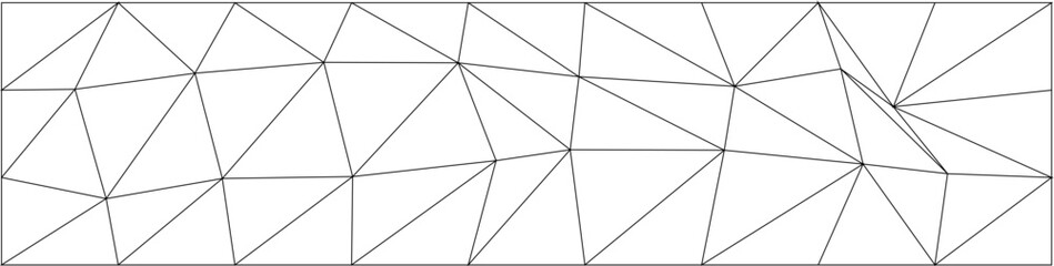 Poster - Geometric abstract pattern with intersecting triangles for modern design concepts.