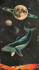 Wall Mural - planets universe bodies space.