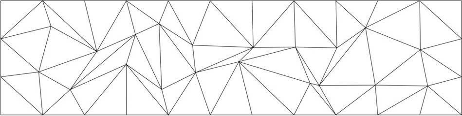Poster - Abstract geometric chaos pattern with intersecting lines and triangles for modern design projects.
