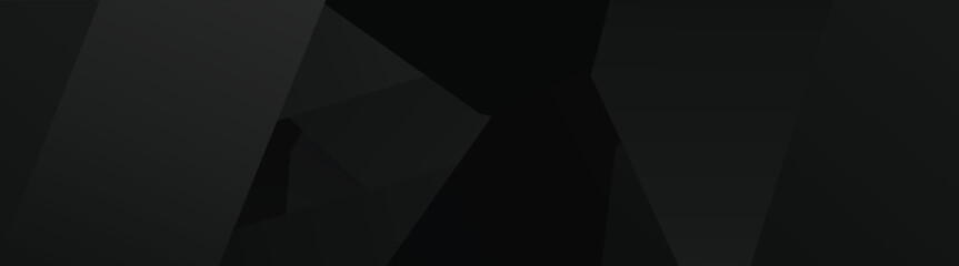 Poster - Abstract geometric dark polygonal background with overlapping shapes.